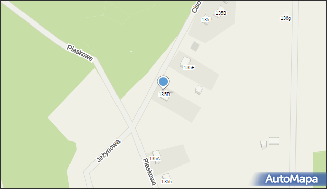 Wierzchucino, Cisowa, 4, mapa Wierzchucino