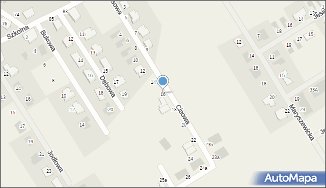 Wilkowice, Cisowa, 16, mapa Wilkowice