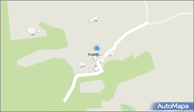 Wisła, Cieńków, 12, mapa Wisła