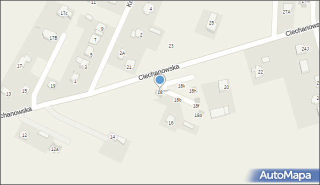 Władysławowo, Ciechanowska, 18, mapa Władysławowo