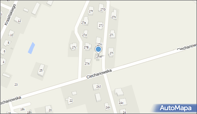 Władysławowo, Ciechanowska, 27m, mapa Władysławowo