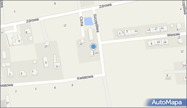 Wojkowice, Cicha, 2, mapa Wojkowice