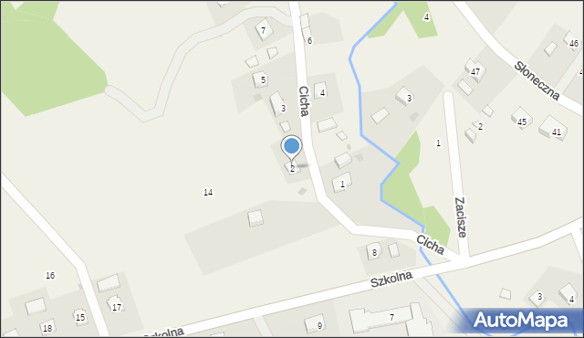 Wołkowyja, Cicha, 2, mapa Wołkowyja