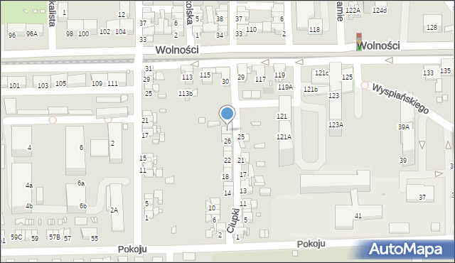 Zabrze, Ciupki Józefa, 28, mapa Zabrza