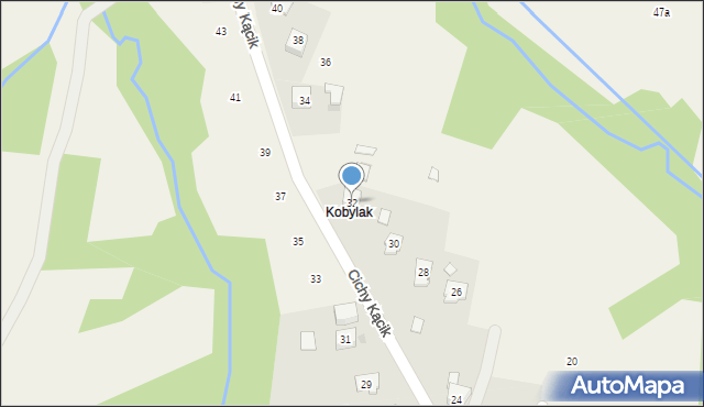 Zakliczyn, Cichy Kącik, 32, mapa Zakliczyn