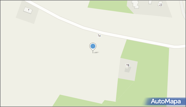 Zblewo, Ciska, 7e, mapa Zblewo