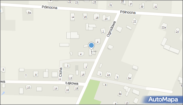 Zbuczyn, Cicha, 2, mapa Zbuczyn