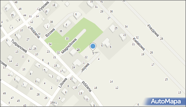 Zbychowo, Cisowa, 3, mapa Zbychowo