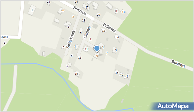 Zdroisko, Cisowa, 9, mapa Zdroisko