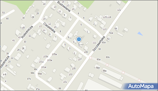 Zgierz, Ciesielska, 2, mapa Zgierz