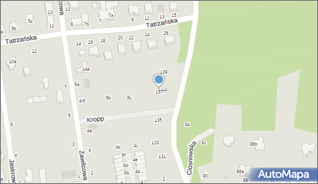 Zgierz, Ciosnowska, 137, mapa Zgierz