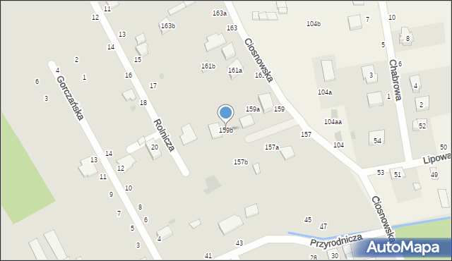 Zgierz, Ciosnowska, 159b, mapa Zgierz