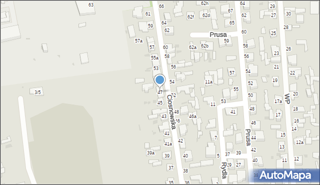 Zgierz, Ciosnowska, 47, mapa Zgierz