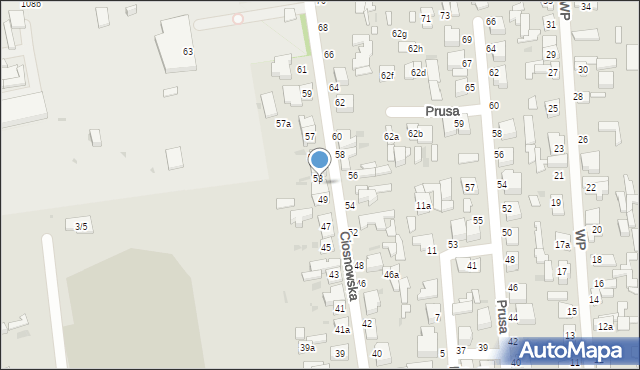 Zgierz, Ciosnowska, 51, mapa Zgierz