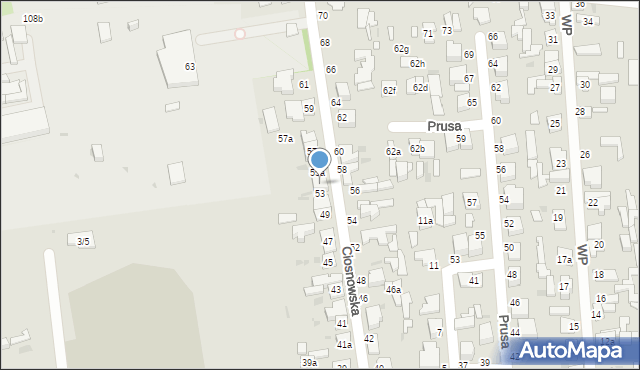 Zgierz, Ciosnowska, 55, mapa Zgierz