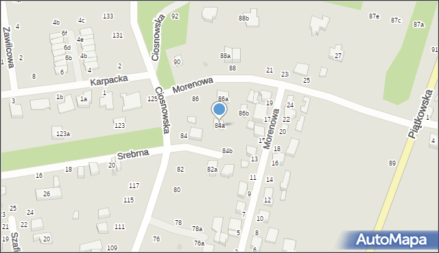 Zgierz, Ciosnowska, 84a, mapa Zgierz