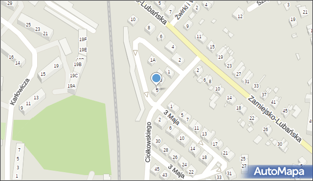 Zgorzelec, Ciołkowskiego Konstantego, 5, mapa Zgorzelec