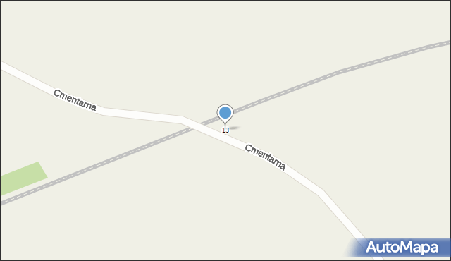 Chrząstowice, Cmentarna, 13, mapa Chrząstowice