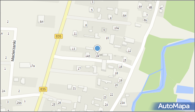 Ćmiłów, Ćmiłów, 14, mapa Ćmiłów