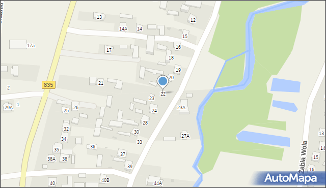 Ćmiłów, Ćmiłów, 22, mapa Ćmiłów