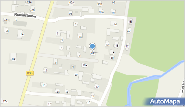 Ćmiłów, Ćmiłów, 6A, mapa Ćmiłów
