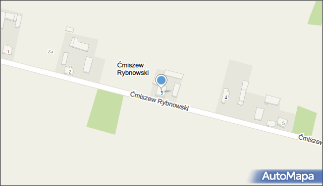 Ćmiszew Rybnowski, Ćmiszew Rybnowski, 3, mapa Ćmiszew Rybnowski