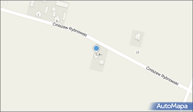 Ćmiszew Rybnowski, Ćmiszew Rybnowski, 9-10, mapa Ćmiszew Rybnowski