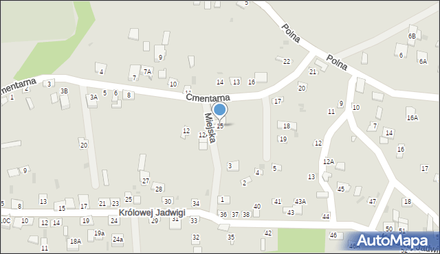 Czerwińsk nad Wisłą, Cmentarna, 15, mapa Czerwińsk nad Wisłą