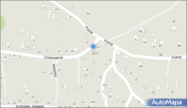 Czerwińsk nad Wisłą, Cmentarna, 20, mapa Czerwińsk nad Wisłą