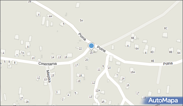Czerwińsk nad Wisłą, Cmentarna, 21, mapa Czerwińsk nad Wisłą