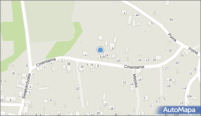 Czerwińsk nad Wisłą, Cmentarna, 7, mapa Czerwińsk nad Wisłą