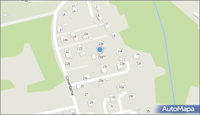 Czerwionka-Leszczyny, Cmentarna, 23G, mapa Czerwionka-Leszczyny
