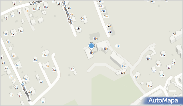 Dębica, Cmentarna, 33c, mapa Dębicy