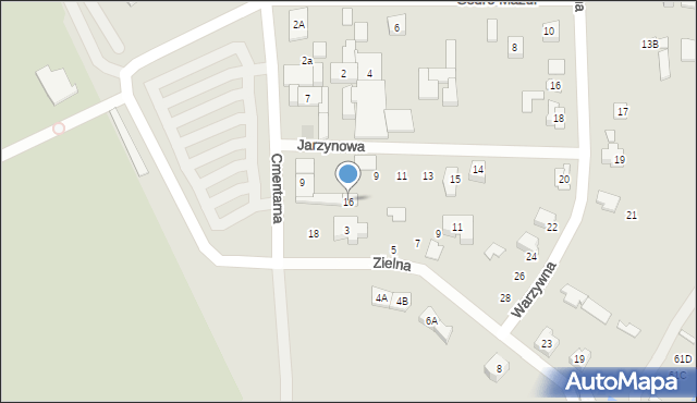 Kielce, Cmentarna, 16, mapa Kielc