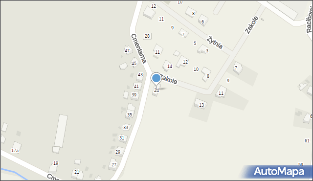 Kobylice, Cmentarna, 24, mapa Kobylice