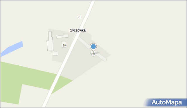 Komarówka Podlaska, Cmentarna, 18, mapa Komarówka Podlaska