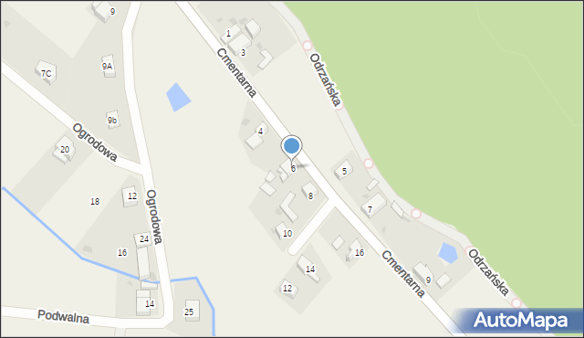 Kotowice, Cmentarna, 6, mapa Kotowice