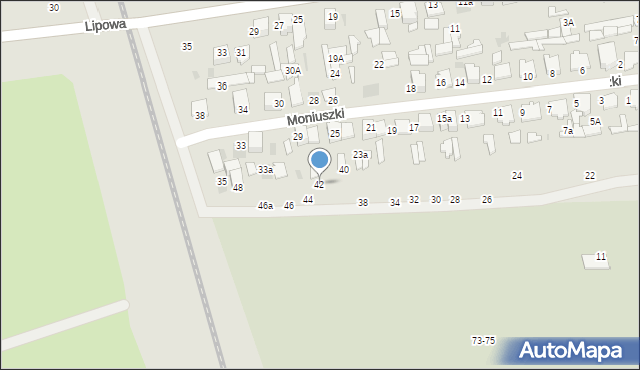 Lubartów, Cmentarna, 42, mapa Lubartów