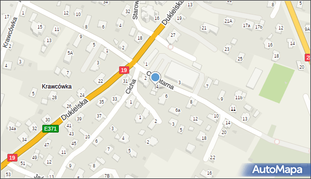 Miejsce Piastowe, Cmentarna, 4A, mapa Miejsce Piastowe