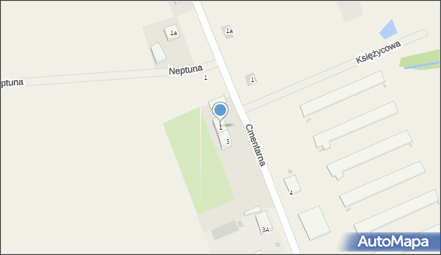 Miłkowice, Cmentarna, 1, mapa Miłkowice