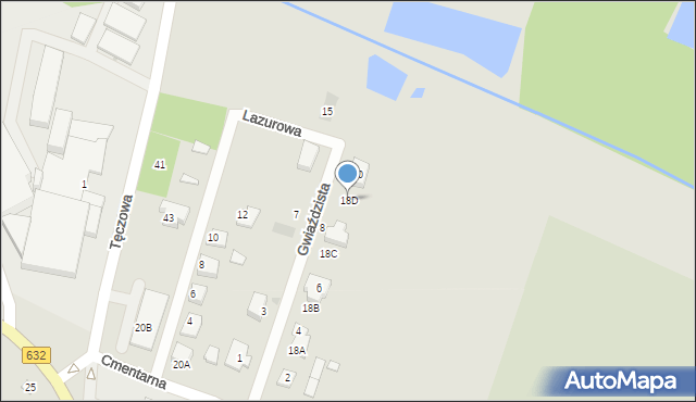 Nasielsk, Cmentarna, 18D, mapa Nasielsk