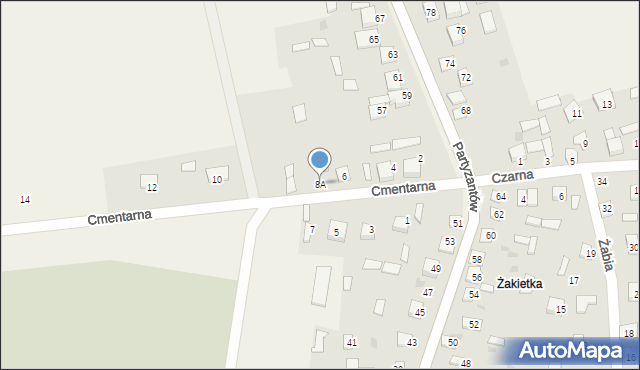Niekłań Wielki, Cmentarna, 8A, mapa Niekłań Wielki