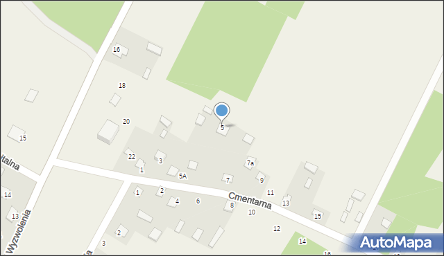 Niemirów, Cmentarna, 5, mapa Niemirów