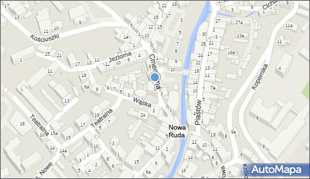 Nowa Ruda, Cmentarna, 4, mapa Nowa Ruda