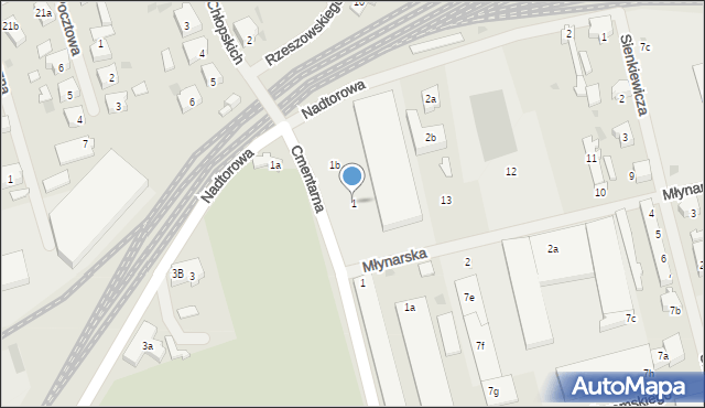 Nowogard, Cmentarna, 1, mapa Nowogard