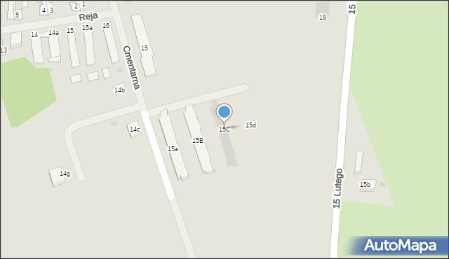 Nowogard, Cmentarna, 15C, mapa Nowogard
