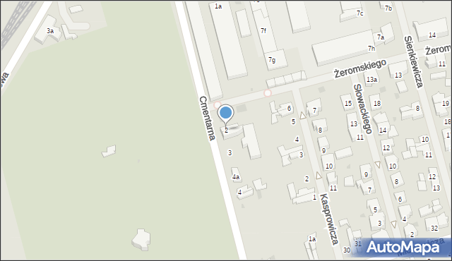 Nowogard, Cmentarna, 2, mapa Nowogard