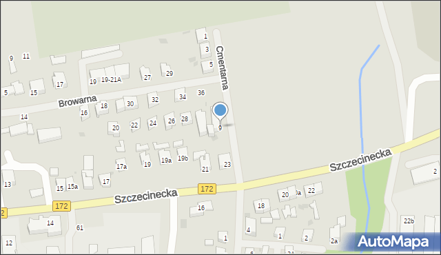 Połczyn-Zdrój, Cmentarna, 9, mapa Połczyn-Zdrój