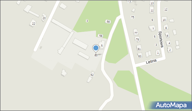 Przyrów, Cmentarna, 60, mapa Przyrów