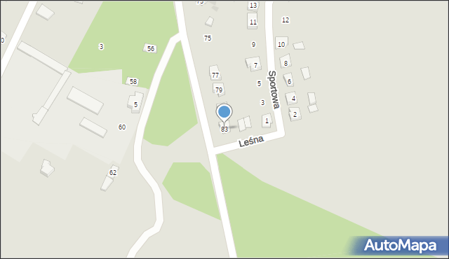 Przyrów, Cmentarna, 83, mapa Przyrów